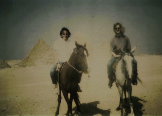 0 AFRIKA 1993 Afrika Ägypten - Reiten um die Pyramiden